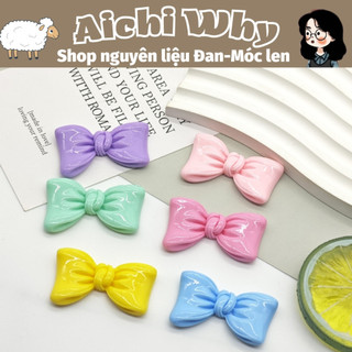 Charm hình nơ làm phụ kiện điện thoại, làm đồ handmade