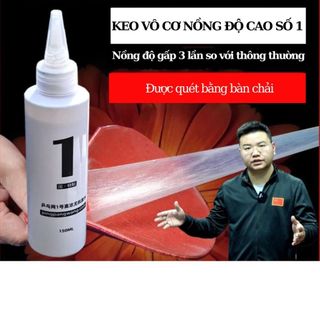 Keo sữa dán vợt bóng bàn chính hãng pingpangwang 100ml kèm 2 cọ quét - Khả năng quét siêu mịn, không vón keo