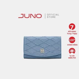 Ví Nữ Thời Trang JUNO Có Dây Đeo Trang Trí Logo Cách Điệu VI204