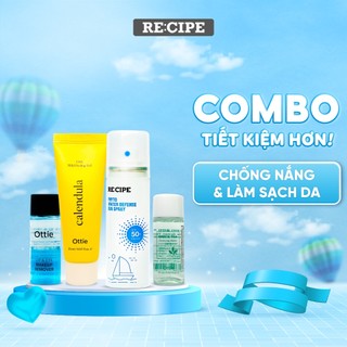 Combo Trắng Sáng 4 Món Chống Nắng Và Làm Sạch Da Size Mini Travel Nhỏ Gọn Tiện Mang Đi Du Lịch