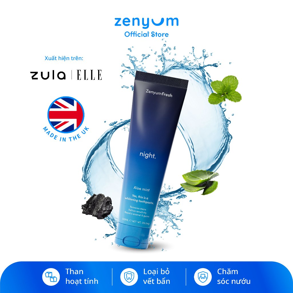 Kem Đánh Răng Zenyum Fresh Ngày/Đêm (100mL)