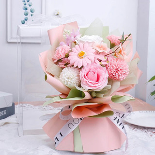 Hoa cúc xù vải lụa