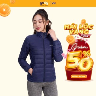 Áo phao nữ YODY siêu nhẹ có mũ siêu ấm chống thấm nước PHN5000