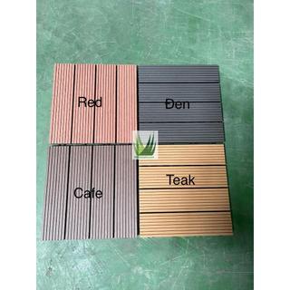 vỉ sàn gỗ nhựa composite lót ban công - sân vườn