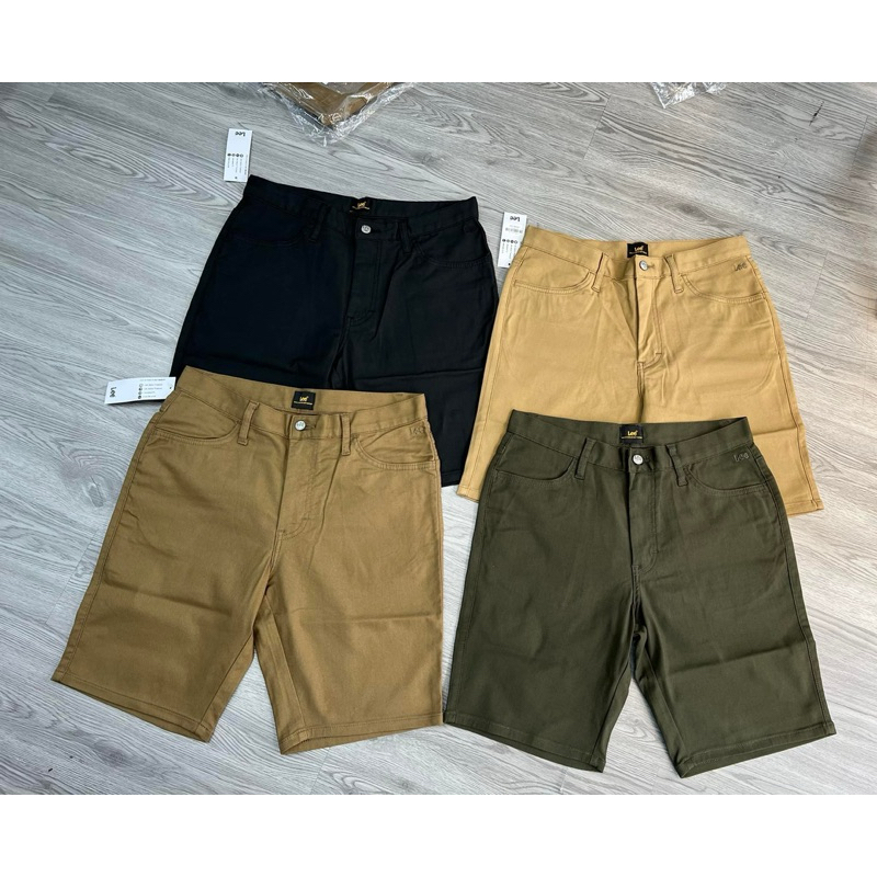 Quần short nam kaki Lee