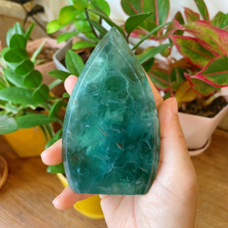 Flame đá Fluorite thiên nhiên - Viên đá của sự tập trung và sáng tạo
