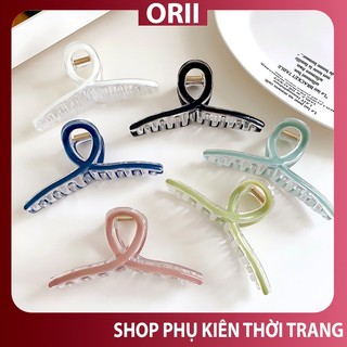 Kẹp tóc càng cua 11cm ,kẹp tóc to ,kẹp tóc hàn quốc dễ thương ,kẹp tóc nhựa acrylic trong .ma fffkr4
