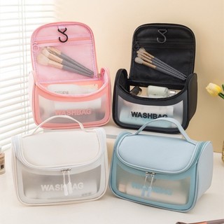 Bộ 3 túi washbag đựng mỹ phẩm đồ dùng có nắp kích thước đa dạng ATUW02