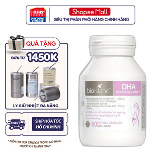 Viên uống Bioisland của Úc bổ sung DHA cho mẹ bầu 60 viên