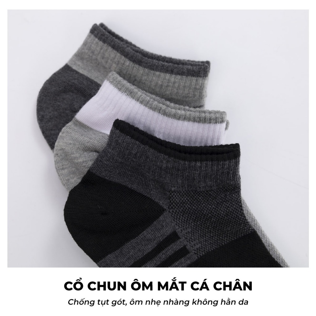 [Mã FADEP1005 giảm đến 30k đơn từ 99k] Tất Nam MENTORIS Chất Liệu Cotton Co Giãn, Thoáng Khí , Chống hôi chân MTN01