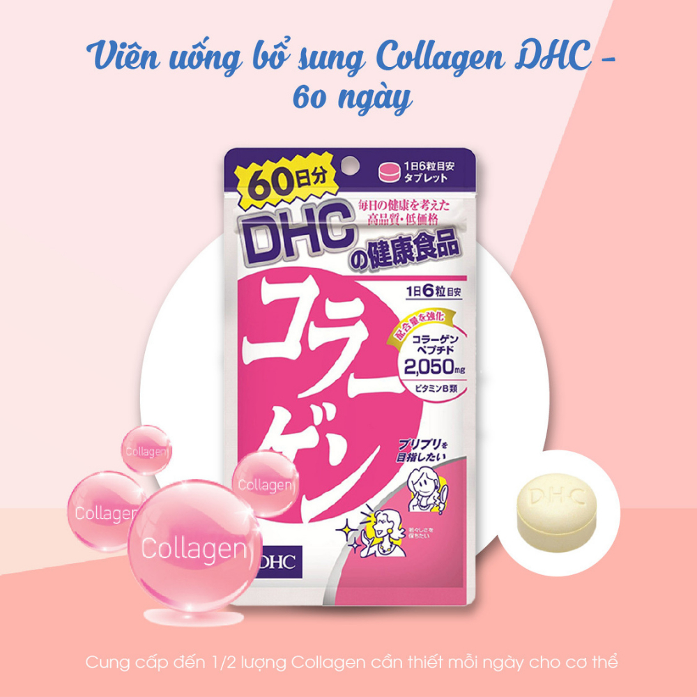 Collagen DHC, Viên uống Collagen DHC giúp làm đẹp da