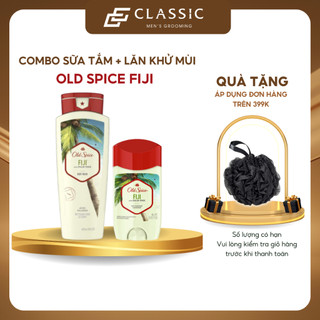 Combo Sữa Tắm và Lăn Khử Mùi Old Spice Fiji