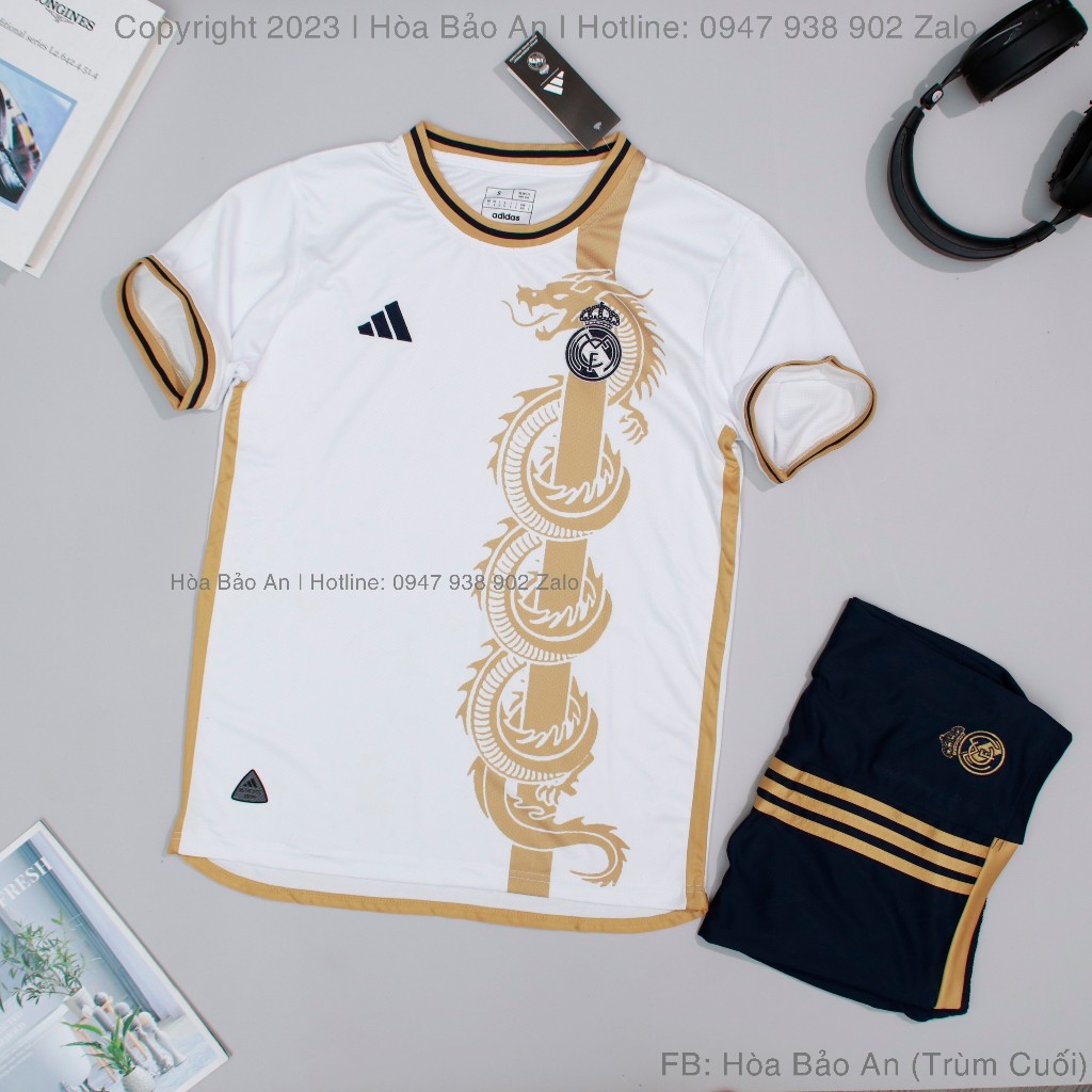 Áo Real Madrid Sân Khách 2024 | Bộ Quần Áo Bóng Đá CLB Real Madirid Mẫu Thứ 3 Hàng Thái Xịn Màu Xanh phom 43-90kg