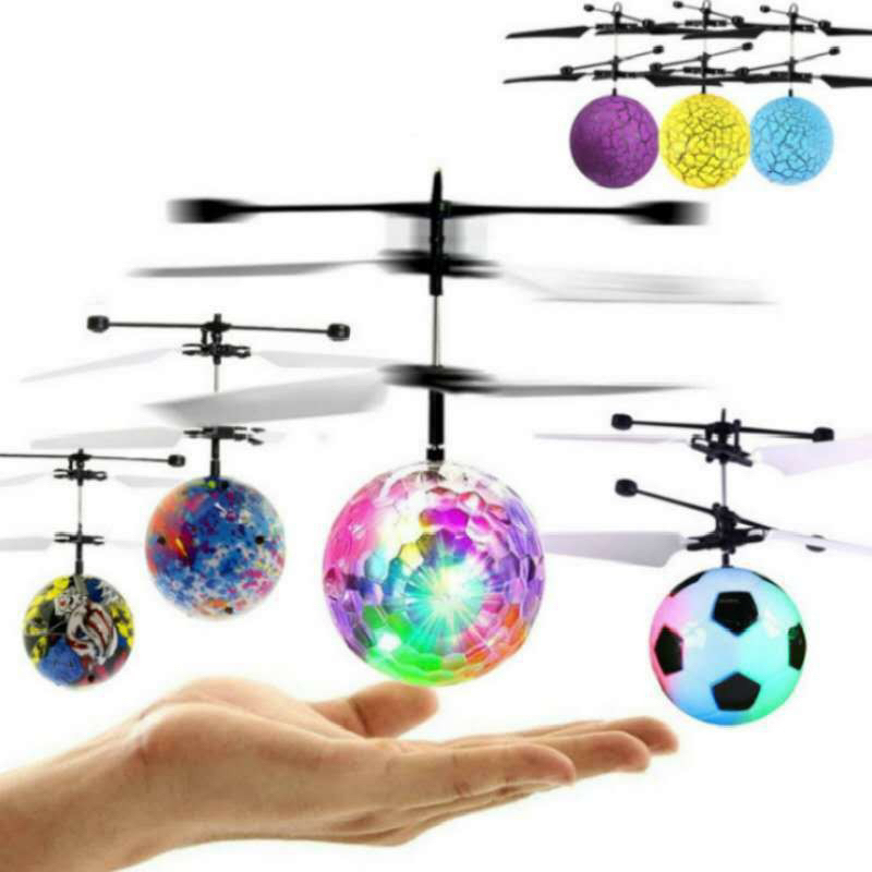 Máy bay trực thăng đồ chơi có đèn LED cảm ứng vui nhộn cho bé