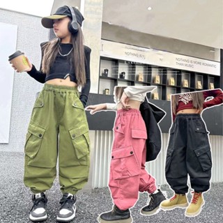 Quần Túi Hộp Unisex cho bé Trai Bé Gái Phong cách Hiphop cho bé 10-35kg <1m40