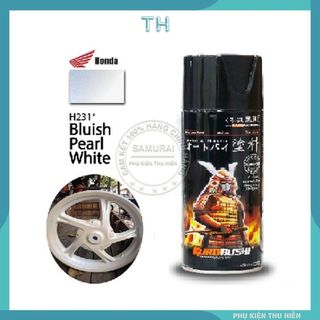 Sơn Xịt Samurai Màu Trắng Ánh Xanh - Mã H231