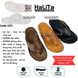 [SHOP UY TÍN] Dép lào quai kẹp NAM da bò ĐẾ ĐÚC [CAM KẾT DA THẬT - HỖ TRỢ ĐỔI TRẢ] Lót da quai da mềm chống phồng chân