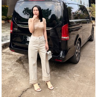 Áo thun tay ngắn loang BASIC MOONY TOP