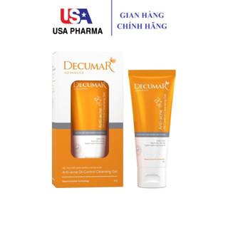 Sữa rửa mặt dạng Gel Decumar Clean Advanced giảm nhờn cho da mụn hiệu quả - Tuýp 50g, 100g