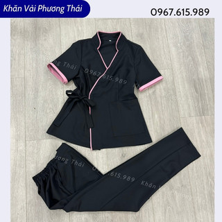 Đồng phục spa, đồng phục lễ tân cao cấp, đồng phục may theo mẫu chất cotton lạnh