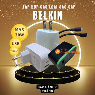 Bộ sạc cáp Belkin chính hãng USA,công suất 24W,2 cổng,chuẩn AP