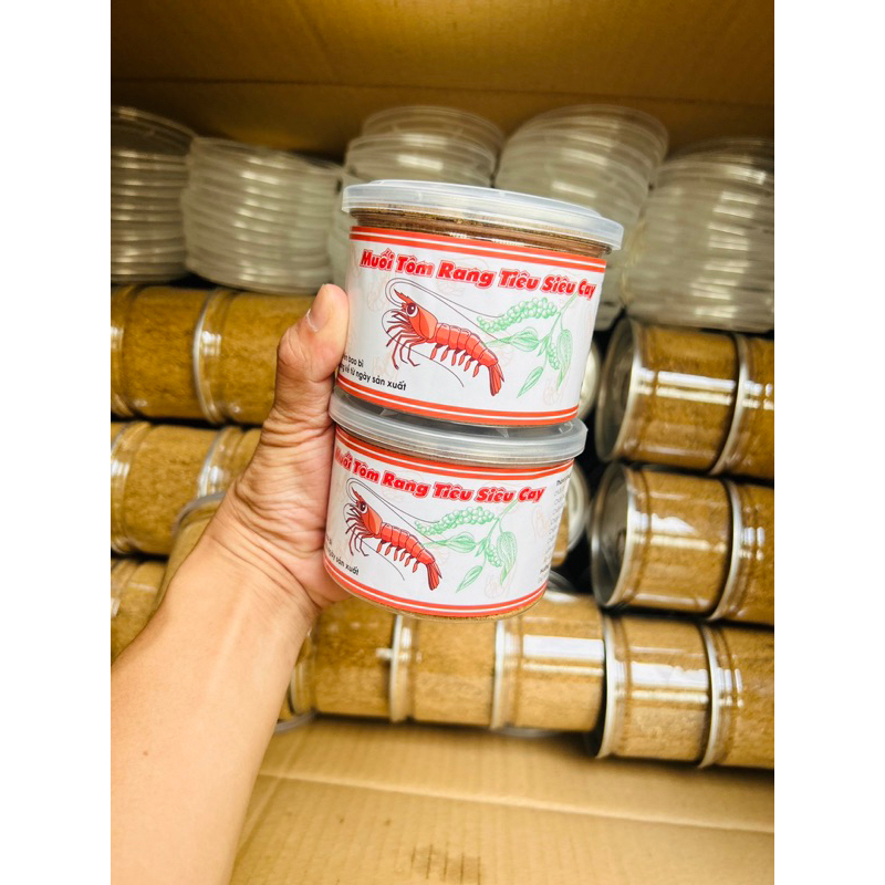 MUỐI TÔM RANG TIÊU SIÊU CAY