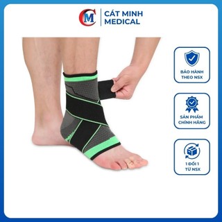 Bộ 2 Băng bảo vệ cổ chân, mắt cá, có dải đàn hồi tăng lực nén Aolikes AL-7529