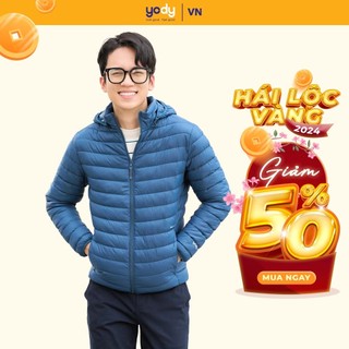 Áo phao nam YODY bản 3s plus trượt nước siêu ấm siêu nhẹ PHM5017