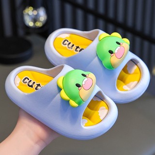 Dép bánh mì siêu mềm cho bé trai hình khủng long 3D siêu đẹp
