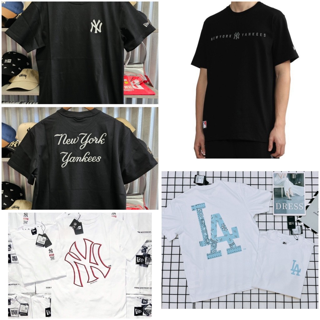 [NEW ERA] Áo thun New Era NY Chain Stitch đa dạng mẫu chính hãng nam nữ unisex