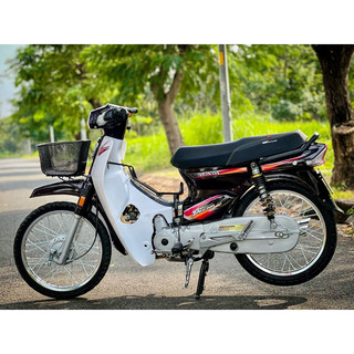 Phuộc Nitron wave không bình dầu đen chén vàng