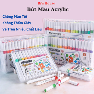 Bút Màu Acrylic Vẽ Được Trên Nhiều Chất Liệu - Đồ Chơi Mỹ Thuật