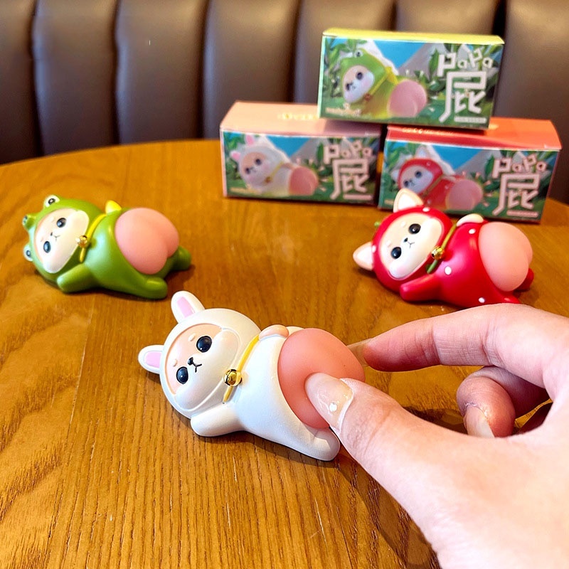 Đồ chơi bóp tay silicon VỊT co dãn mềm dẻo RÁP dễ thương giúp giải tỏa căng thẳng, stress, đồ chơi pop slime