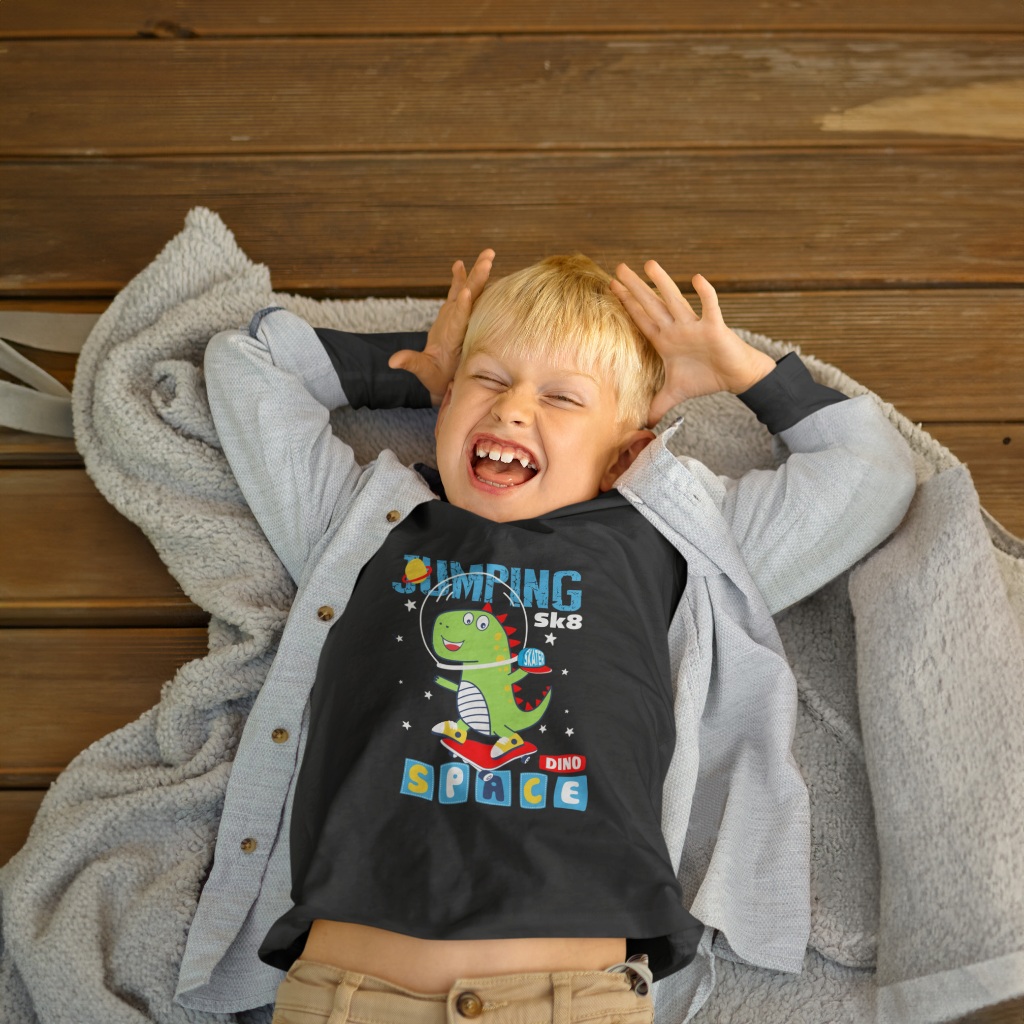 Áo cộc tay bé trai Icotton co giãn 4 chiều màu đen Captain america BT170