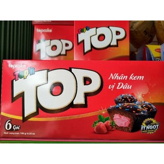 Bánh Cupcake cao cấp Top'nTop- Nhân kem vị dâu 180gr