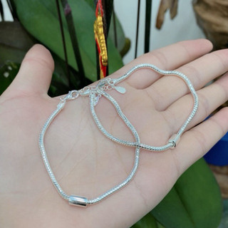 Lắc tay bạc đôi ( có nhận khắc tên, ngày tháng....)
