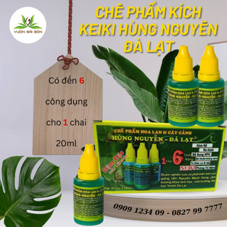 Chế phẩm Hùng Nguyễn Đà Lạt - Lọ 20ml (6 in 1), kích rễ, kích kieki hoa lan cực mạnh (Vườn Sài Gòn)