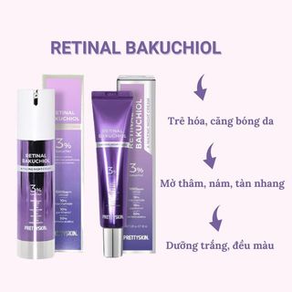  Retinol retinal bakuchiol prestiskin kem dưỡng tái tạo phục hồi trẻ hóa làn da 