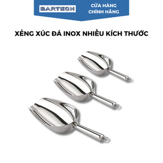 Muôi Xúc Đá, Xẻng Múc Đá Inox Không Gỉ Nhiều Kích Thước - Bartech