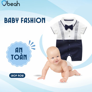 Body đùi Obeah body cộc tay cho bé trai, body công tử quà tặng cho bé