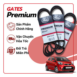 [Chính Hãng] Dây Curoa, Dây đai Gates cho xe Accent, I20, Morning 1.2 (4 máy), Picanto 1.2 5PK1210