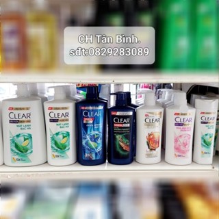 Dầu gội đầu Clear bạc hà / hoa anh đào / thảo dược botanique  - Hàng chính hãng công ty