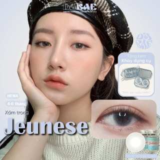 Kính áp tròng DABAE màu xám trong veo có độ cận Jeunesse Gray