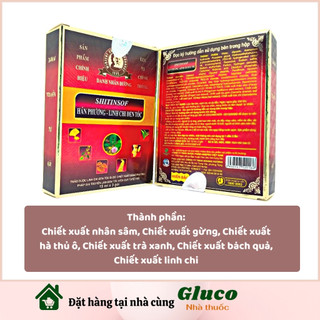 Dầu gội đen tóc SHITINSOF Hán phương linh chi (Hộp 3 gói)
