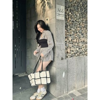 Sét smi kẻ sọc 3 món