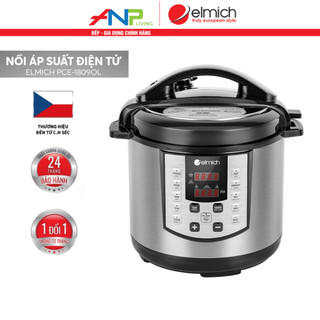 Nồi Áp Suất Điện Elmich PCE 1809OL (Dung Tích 6L - Công Suất 1000W - 10 Chức Năng)