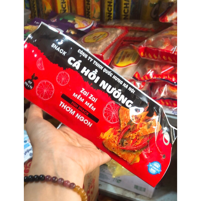 Snack Cá hồi nướng