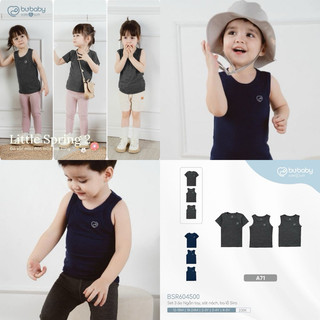Set 3 áo cộc tay-ba lỗ-sát nách bubaby size 12m đến 5y