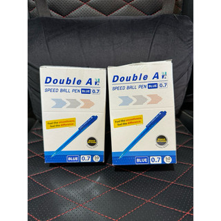 Bút bi Double A mực xanh ngòi 0,7