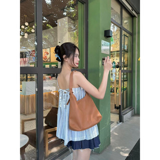 [RÁCH STORE] Áo Kiểu - 2 Dây - Cột Nơ Ngang Sau - Kẻ Dọc